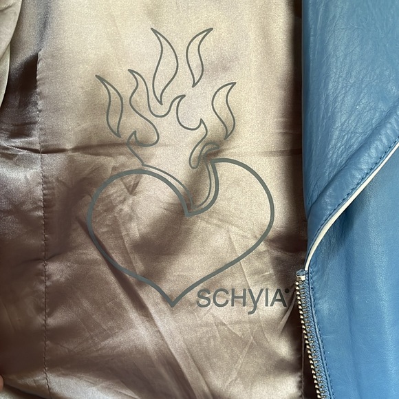 Schyia Leather Jacket size 36 - Picture 9 of 14
